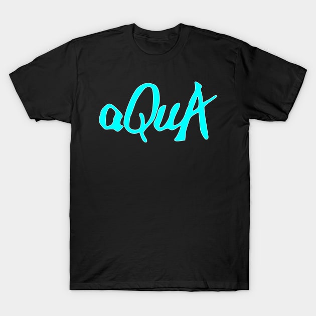 aqua T-Shirt by Oluwa290